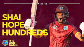What A Talent 👏 Every Shai Hope Century At Home | West Indies Finest