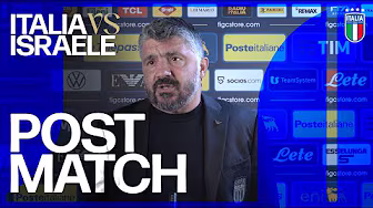 Gattuso: “Ringraziamo i tifosi di Udine” | Italia-Israele 3-0 | Qualificazione Mondiale 2026