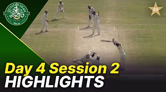 Session 2 Highlights | Sialkot Region vs Faisalabad Region | Day 4 | QeAT 2025-26 | PCB | M2P1S