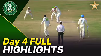 Full Highlights | Lahore Region Whites vs Abbottabad Region | Day 4 | QeAT 2025-26 | PCB | M2P1S background