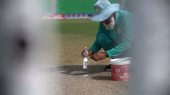Appreciating the hard work and dedication of the Gaddafi Stadium groundstaff 👏