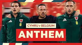 INCREDIBLE Hen Wlad Fy Nhadau/Land of My Fathers - Welsh National Anthem | Cymru v Belgium