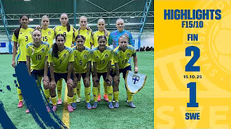 Highlights F15/10 Finland-Sverige 2-1