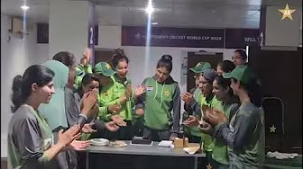 Birthday vibes in Colombo 🎂 Pakistan fast bowler Diana Baig celebrates with her teammates