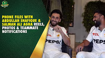 Phone Files with Abdullah Shafique & Salman Ali Agha | Reels, Photos & Teammate Notifications ЁЯУ▒