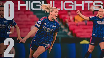 LIFT-OFF IN THE UWCL! 🚀 | HIGHLIGHTS | Benfica 0-2 Arsenal Women | Mead, Russo | Champions League background
