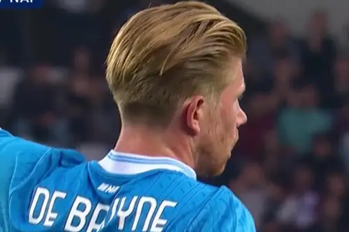 [Highlights] Almost the opener! De Bruyne's unexpected close-range thunderous shot blocked