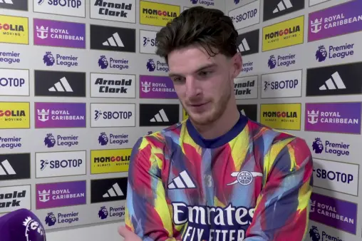 Rice's Post-Match Flash