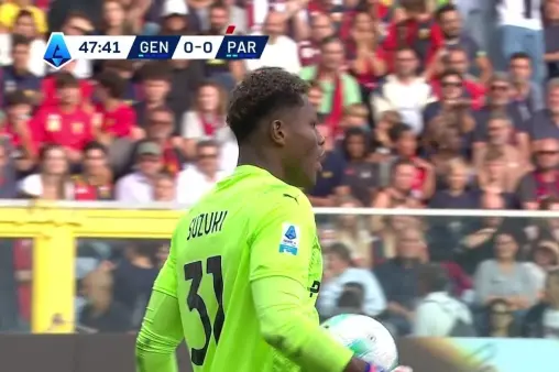 [Highlights] Malinovskyi's powerful free-kick saved by Suzuki Ayane