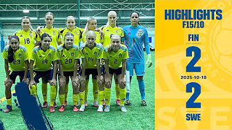 Highlights F15/10 Finland-Sverige 2-2 background