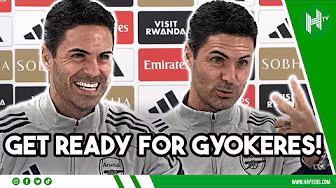 Get READY for Gyokeres! | Mikel Arteta EMBARGO | Fulham v Arsenal backdrop