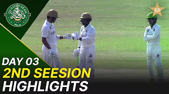 2nd Session Highlights | Lahore Whites vs Sialkot | Day 3 | Quaid-e-Azam Trophy 2025-26 | M2P1K