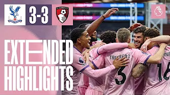 DRAMATIC six-goal thriller at Selhurst Park | Crystal Palace 3-3 AFC Bournemouth