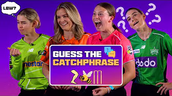 Big Bash Players Guess The Cricket Catchphrase 🏏 😆 background