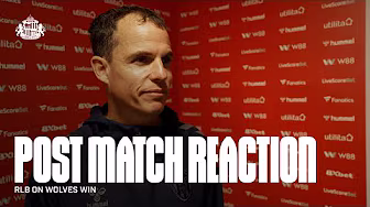 'It was important to react' | RLB On Wolves Win | Post Match Reaction background