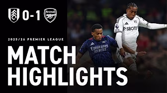 HIGHLIGHTS | Fulham 0-1 Arsenal