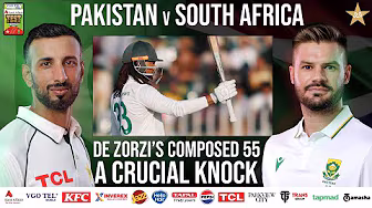 Tony de Zorzi Scores a Solid 55! | PAK vs SA Test Series 2025 | 2nd Test Day 2 | PCB | M2R1U background