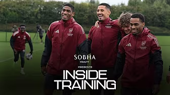 ALL SET FOR ATLETI 👊 | INSIDE TRAINING | Arsenal prepare for Champions League encounter | UCL