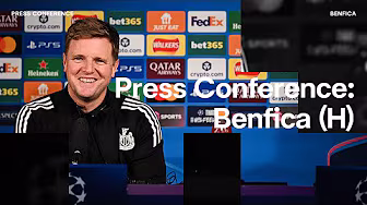 PRESS CONFERENCE | Eddie Howe pre-Benfica | UEFA Champions League