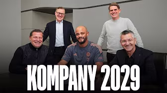 "We’ve started on a wonderful journey." | FC Bayern extend contract with coach Vincent Kompany
