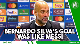 Bernardo Silva's header was LIKE MESSI | Pep Guardiola | Villarreal 0-2 Man City