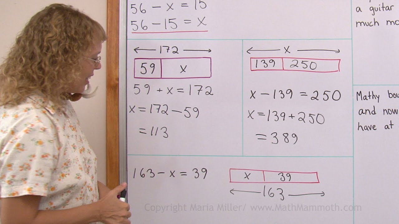 Algebraic reasoning - 4th grade