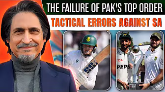 Pakistan's Top-Order Failure & Tactical Errors vs South Africa | PAK vs SA | Ramiz Speaks backdrop