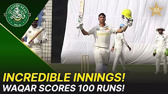 Masterclass Batting! Waqar Reaches 100! | Peshawar vs Abbottabad | Day 3 | QeAT 2025/26 | M2P1U