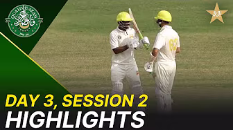 2nd Session Highlights | Peshawar Region vs Abbottabad Region | Day 3 | QeAT 2025/26 | M2P1U background