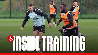 Lads Prepare For Chelsea Away | Inside Training background