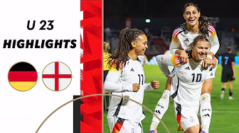 U 23 feiert Schützenfest gegen England! | Deutschland vs. England | U 23-Länderspiel der Frauen