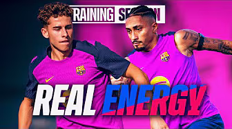 This is HOW FC BARCELONA PREPARES for EL CLÁSICO | Training Session 🔵🔴 background