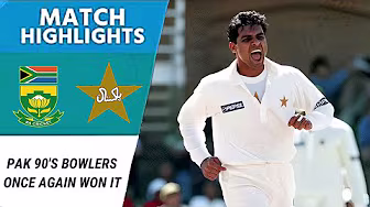 Pakistan Sealed Famous Victory | Test Match Thriller | 90's Bowlers Once Again Won It For Pakistan