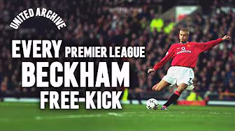 EVERY David Beckham Premier League Free-Kick! ☄️