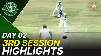 3rd Session Highlights | Multan vs Bahawalpur | Day 2 | Quaid-e-Azam Trophy 2025-26 | PCB | M2P1K