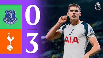 Everton 0-3 Tottenham Hotspur | Premier League Highlights | MICKY VAN DE VEN SCORES TWO! 🔥