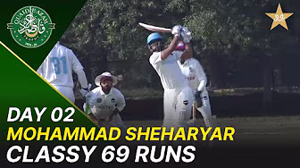 M. Sheharyar Classy 6️⃣9️⃣ Runs | Multan vs Bahawalpur | Day 2 | Quaid-e-Azam Trophy 2025-26 | M2P1K