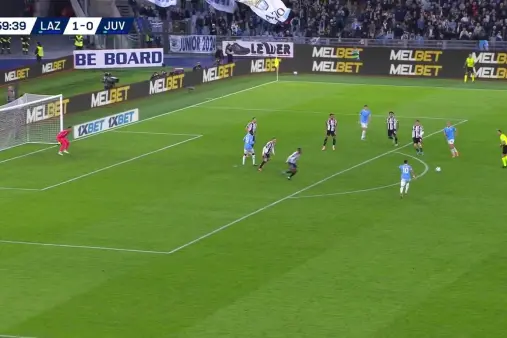 [Highlights] Lazio's consecutive attacks blocked by Juventus players, clearance completed
