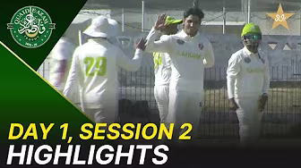 2nd Session Highlights | Lahore Whites vs Karachi Blues | Day 1 | QeAT 2025/26 | M2P1U