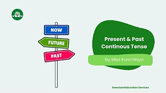 Present at Past Continuous Tense background