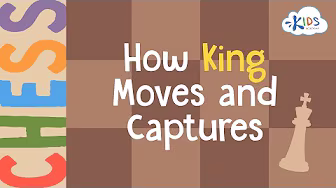 How King Moves and Captures | Chess for Children | Kids Academy