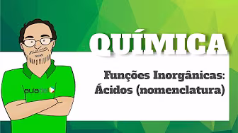 Chemistry - Inorganic Functions: Acids (Nomenclature)