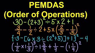 PEMDAS/Order of Operations