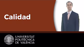 Calidad | Universitat Politècnica de València UPV background