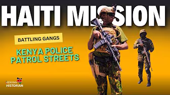 Kenya police patrol the streets of Haiti's capital city | Gangs vow to fight back