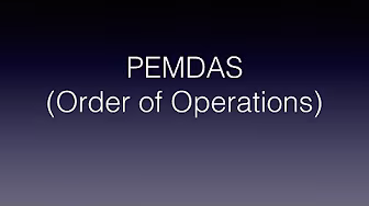 Grade 7 - PEMDAS - Order of Operations (Tagalog/Filipino Math)
