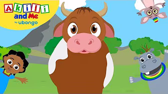 A Chicken, a Cow, and a Goat! | Animal Songs from Akili and Me | Educational Cartoons for Preschoolers