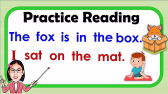 Practice Reading Sentences || Reading Tutorial for Kids || Reading Lesson for Kids