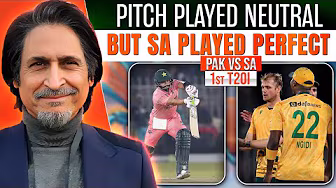 Pitch Played Neutral, But South Africa Played Perfect | PAK vs SA | 1st T20i | Ramiz Speaks backdrop