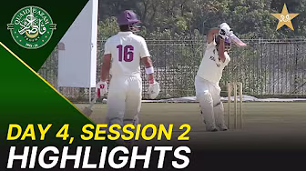 2nd Session Highlights | Lahore Whites vs Karachi Blues | Day 4 | QeAT 2025-26 | M2P1U